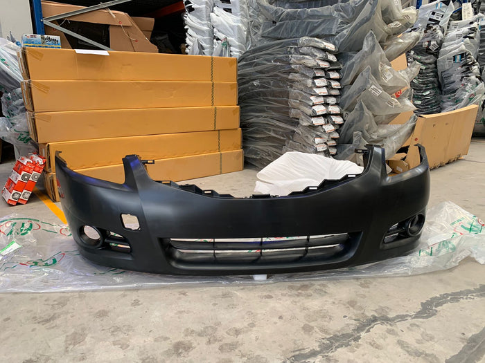 Garage-Pro Front Bumper Cover Kit Compatible With 2010-2012 Nissan Altima Sedan - Primed 2-Piece With Grille